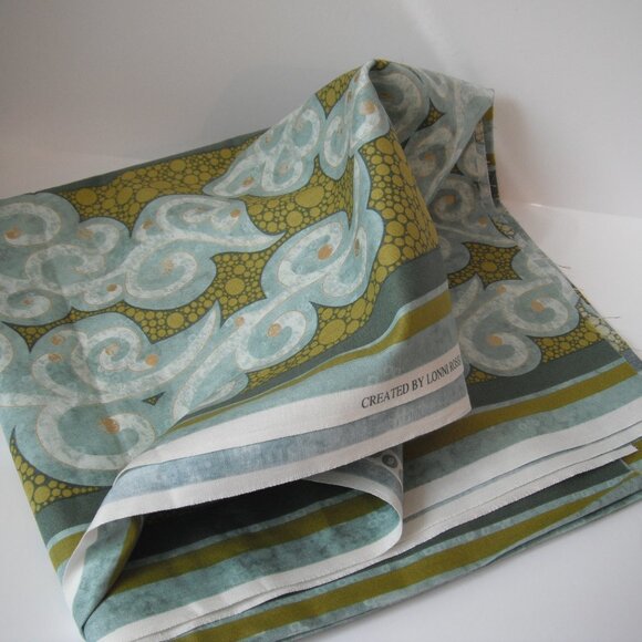 2.2 Yards Fabric Andover Fabrics INC-2011 100% Quilting Cotton Green Width-43" - Picture 5 of 5